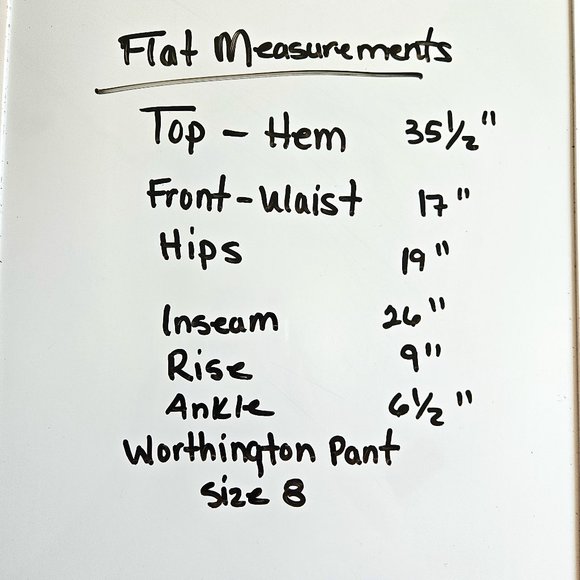 Women's Worthington Stretch Ankle Pant Size 8 - Picture 8 of 8